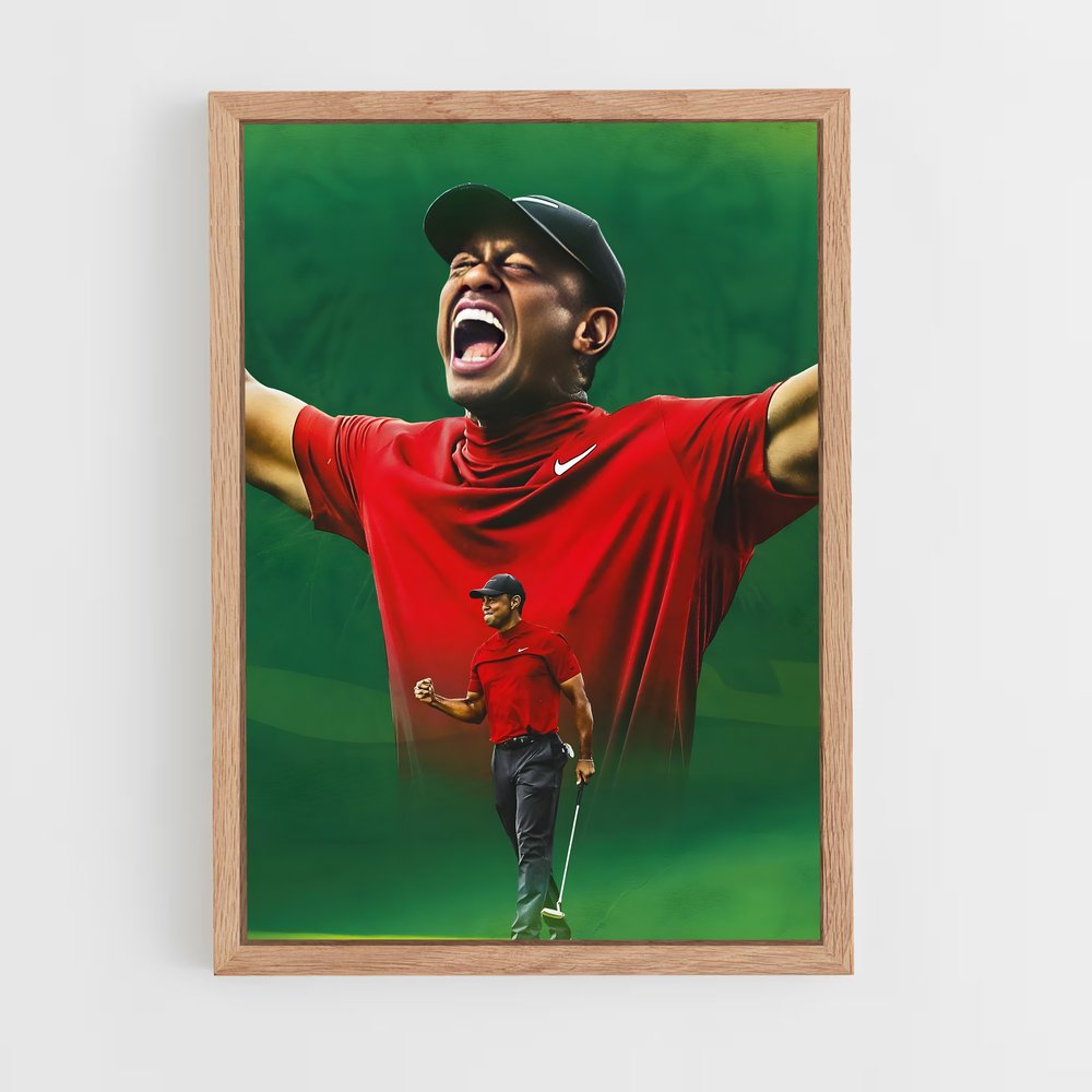 Poster Tiger woods magnifie – affiche Golf (vue 4)